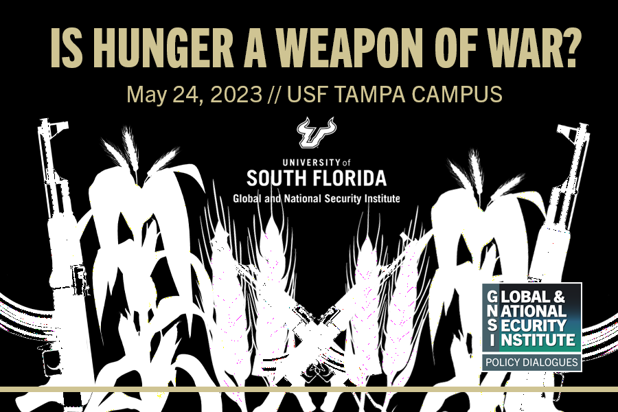 A new #policy series coming from #GNSI. Making its debut on May 24, 2023. More details here: usf.edu/gnsi/events/po…
#hunger #hungerasaweapon #worldhunger #nationalsecurity #war #foodsecurity