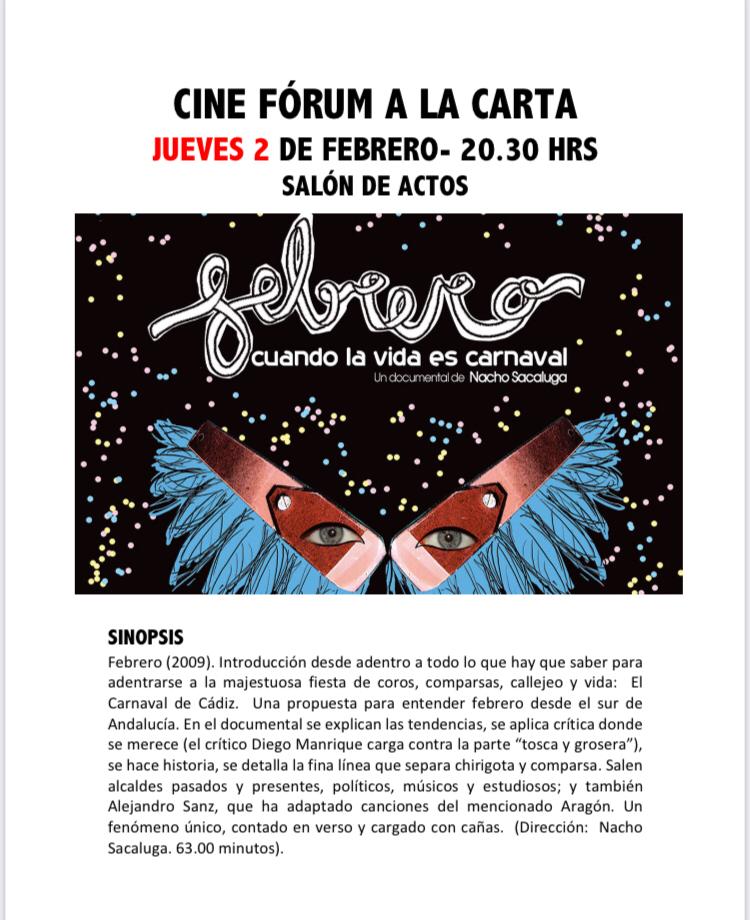 ResFloraTristan's tweet photo. Febrero es el mes del carnaval y en la Flora Tristán lo sabemos 🎉Asi que mañana jueves 2 os esperamos junto con lxs compis de #FEVIDA para diafrutar de este documental en el cineforum floreño ✨◀️
@pablodeolavide @fundacionupo https://t.co/p08d99XL1y