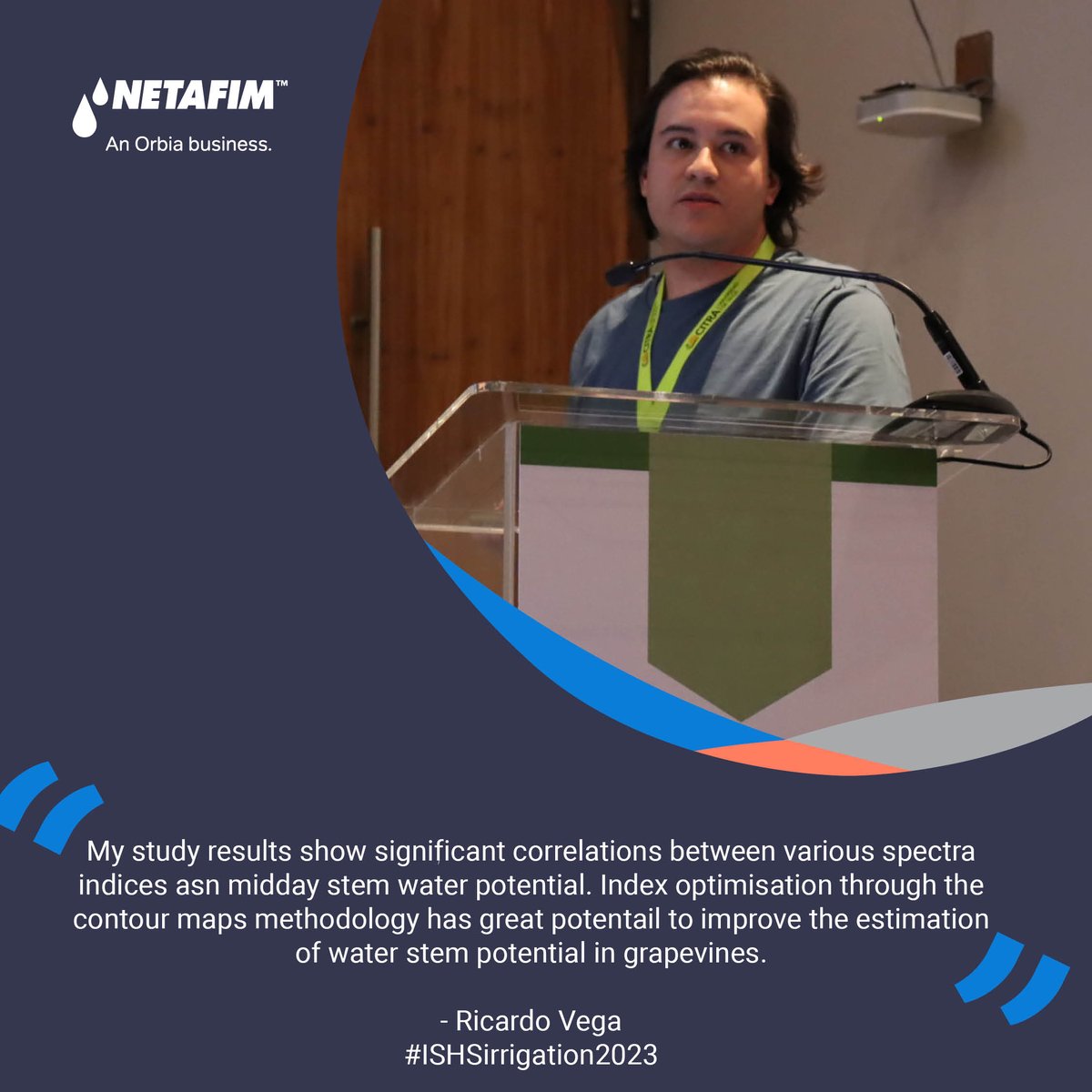 Optimised data results in optimised irrigation

#ISHSirrigation2023 #netafimknowledge #growmorewithless #netafim #stellenbosch #ishs #irrigation #agriculture #precisionirrigation #horticulture #KnowledgeIsPower