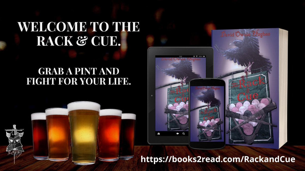 "Get ready for shattered bones, broken teeth, torn skin, and mashed genitals. Oh, and there are billiards." - Theaker's Quarterly Fiction 

<a href="/DOHUGHES32/">David Owain Hughes</a> "proves himself a master of tension" in the latest review for his epic billiards tale, THE RACK &amp; CUE.

theakersquarterly.blogspot.com/2023/01/the-ra…
