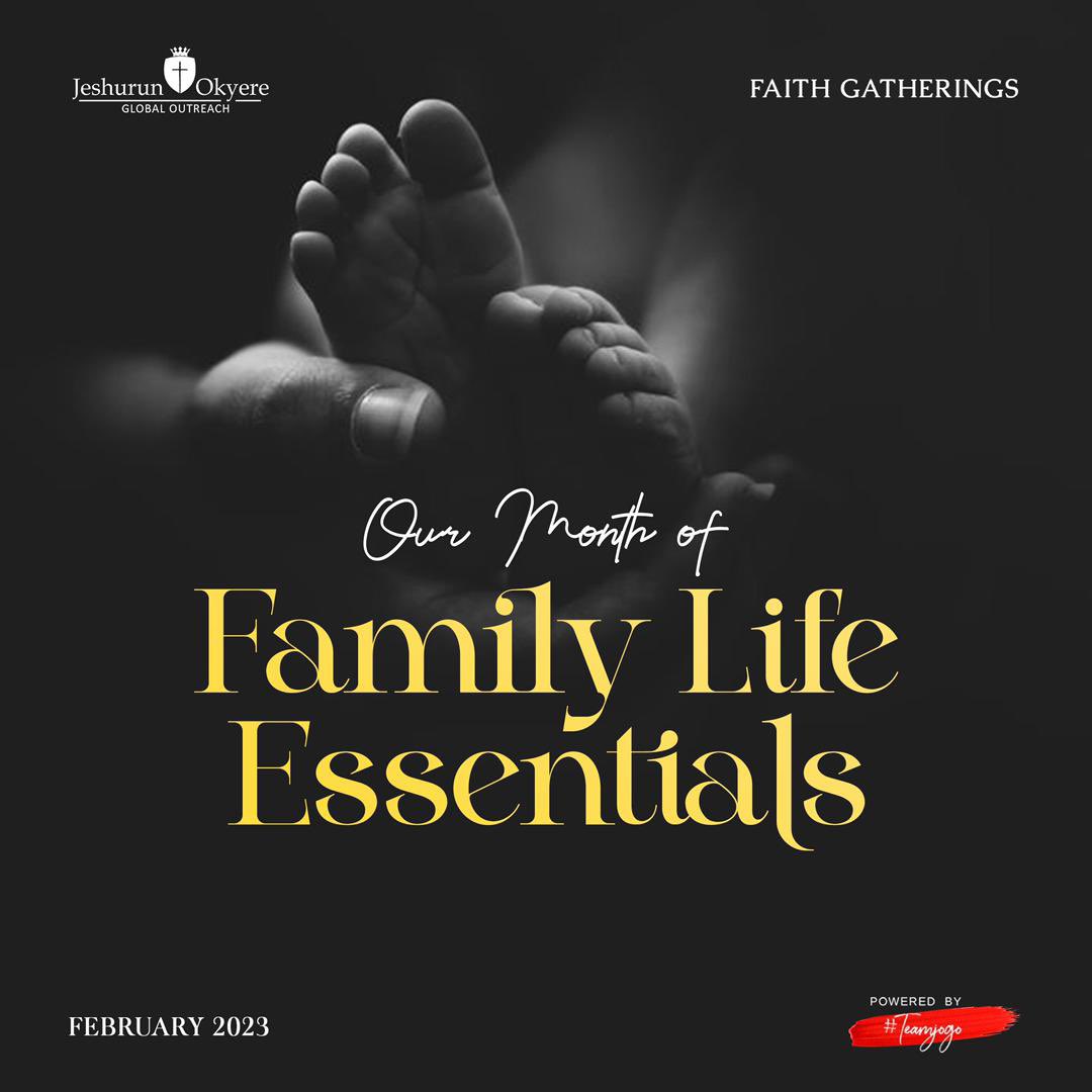 We welcome you to our month of family life essentials; where we work on strengthening our family bonds and values physically and spiritually🙏🏽❤️❤️ #MonthofFamilyLifeEssentials #FaithGathering #TeamJOGO #FamilyPrayerAltar @JeshrunEric @PrinceAAppiah @namohboateng @israelfugah