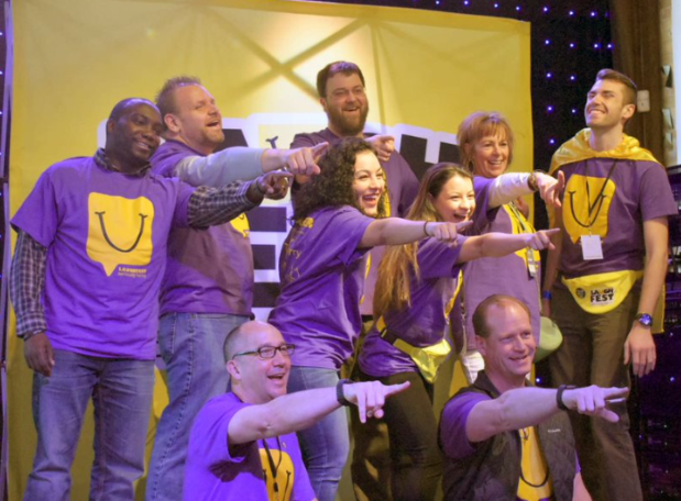 We need YOU! Don't miss your chance to help out at LaughFest 2023! You'll be a part of a great cause, meet new friends, and make fun memories (and let's not forget how good you'll look wearing your LaughFest tee)! Sign up today at laughfestgr.org/volunteer.