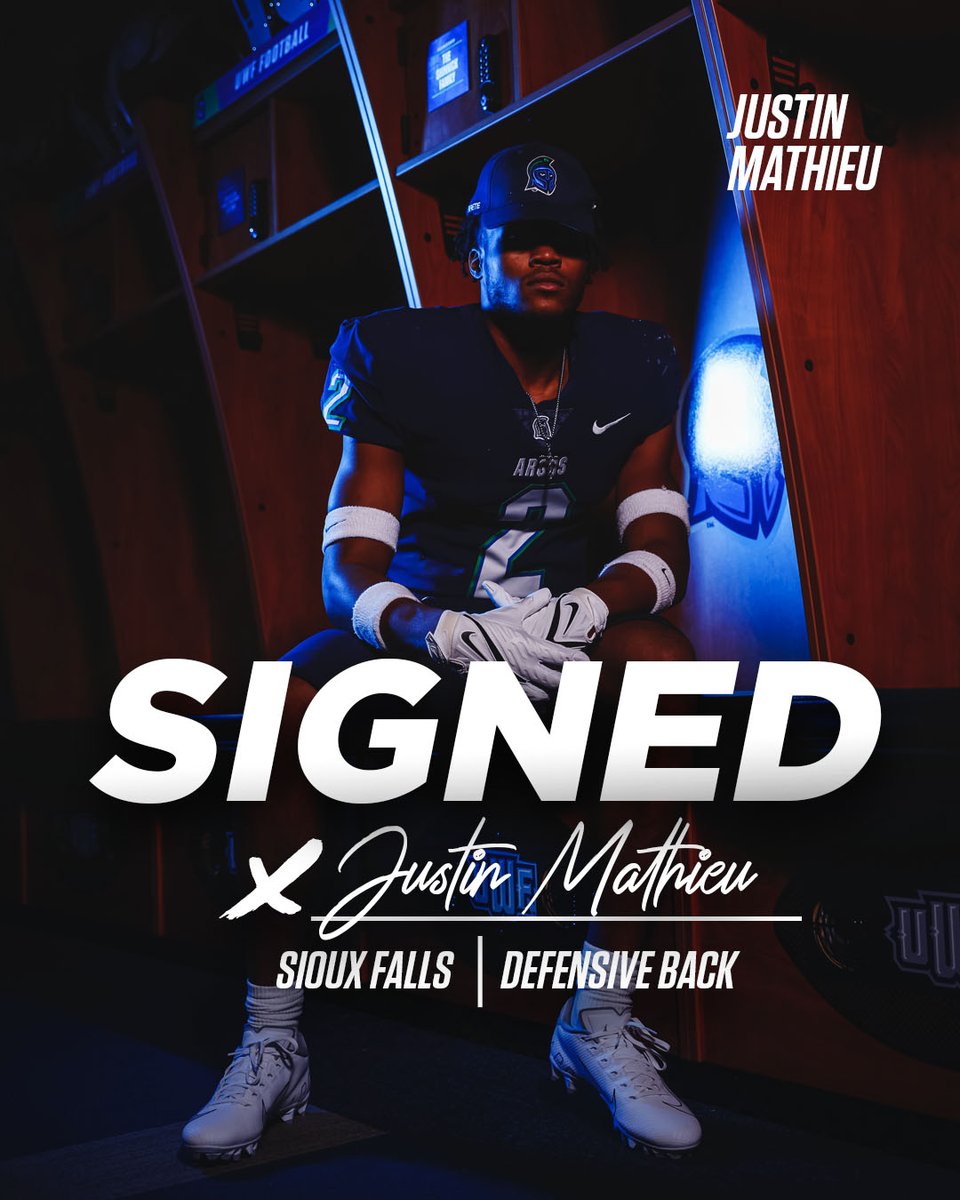 UWFFootball's tweet photo. Physicality✅
Explosiveness✅
Speed✅

@justinmatthieu is joining the Argos!

#GoArgos | #Arete https://t.co/Zj7IvFrui6