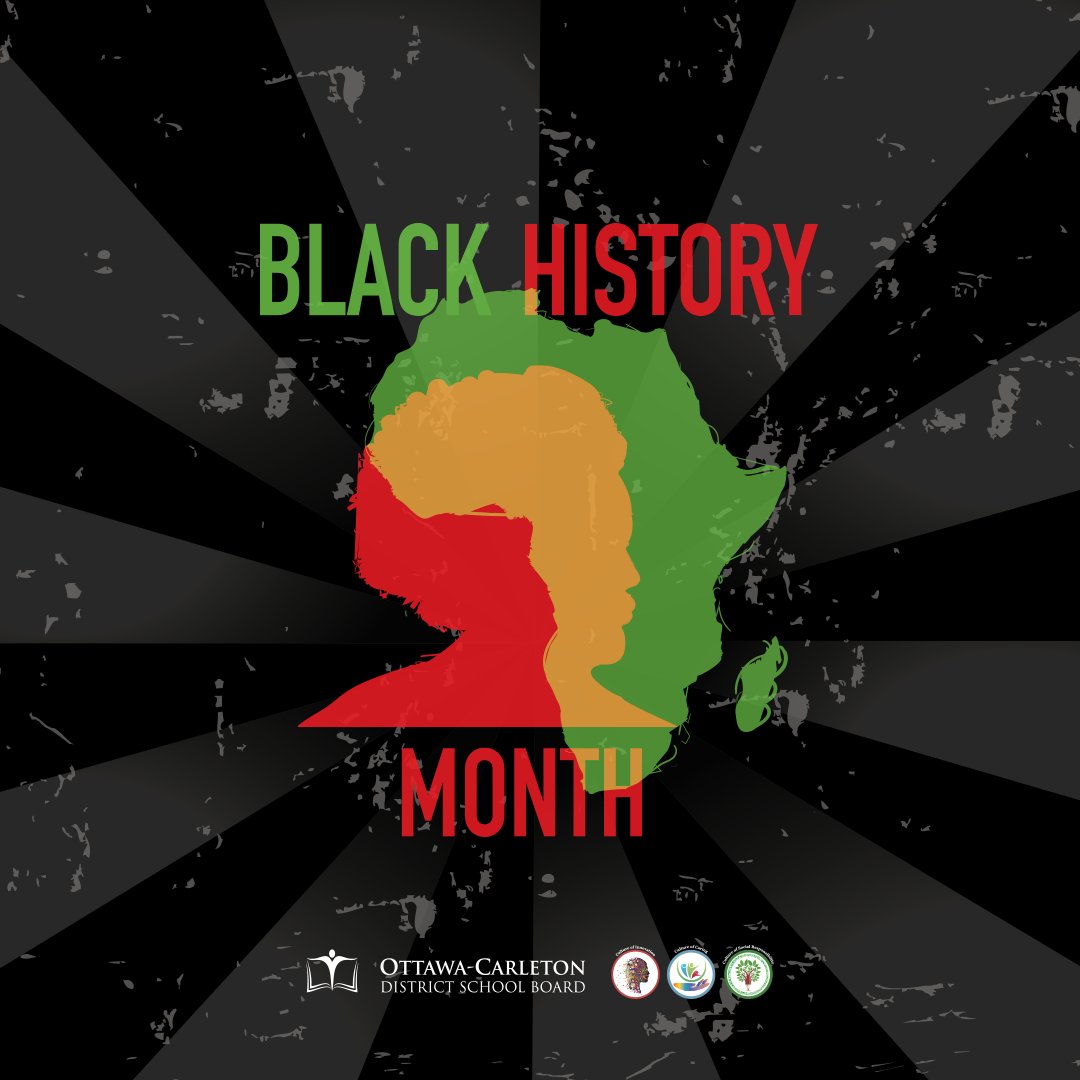 February is #BlackHistoryMonth! While the realities of people of African descent must be reflected in school experiences year-round, this is a special time for focused reflection, learning and celebration. Read more about Black History Month at the OCDSB: ow.ly/buTB50MG1YT
