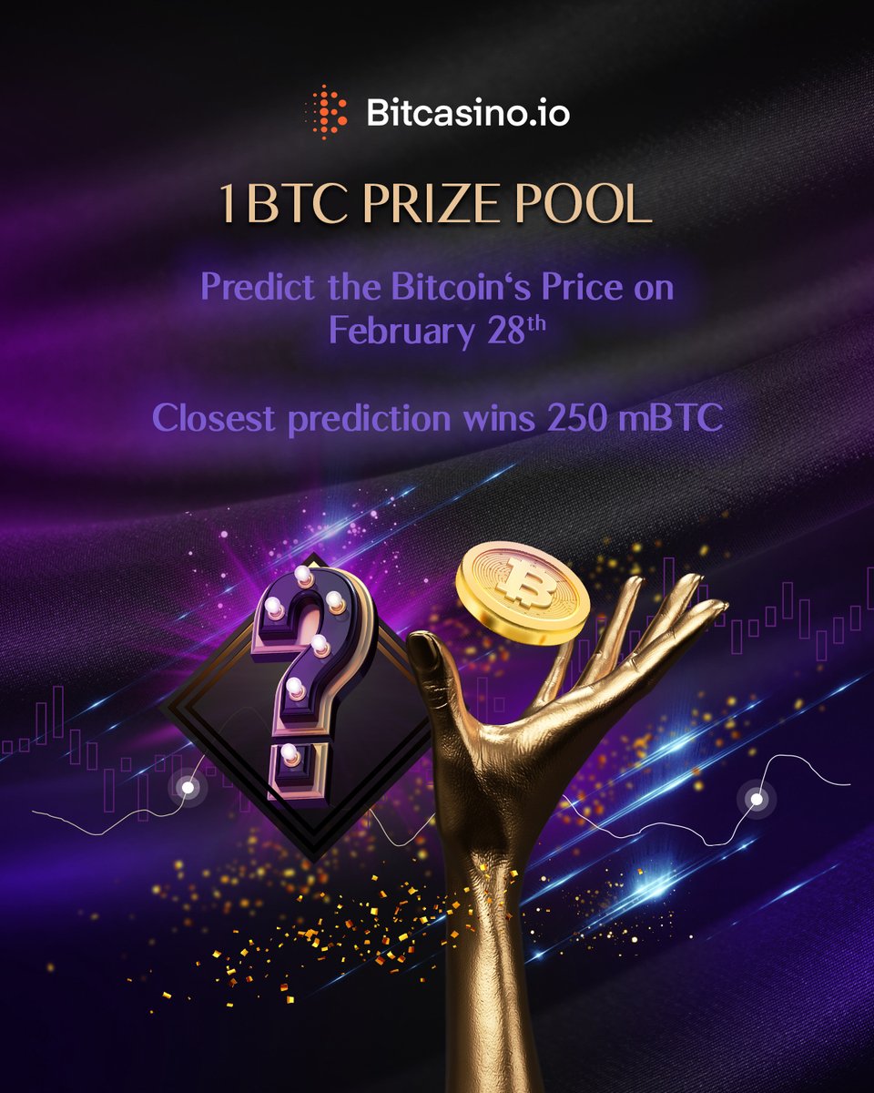 Enjoying Bitcoin&#39;s bull run? Let&#39;s make it sweeter &#128521; 

Here&#39;s how you can win your share&#128071; 
✅ Sign up or log in to #Bitcasino
✅ Play 100 mBTC on your favorite slot or table game
✅ Hit the link: 

