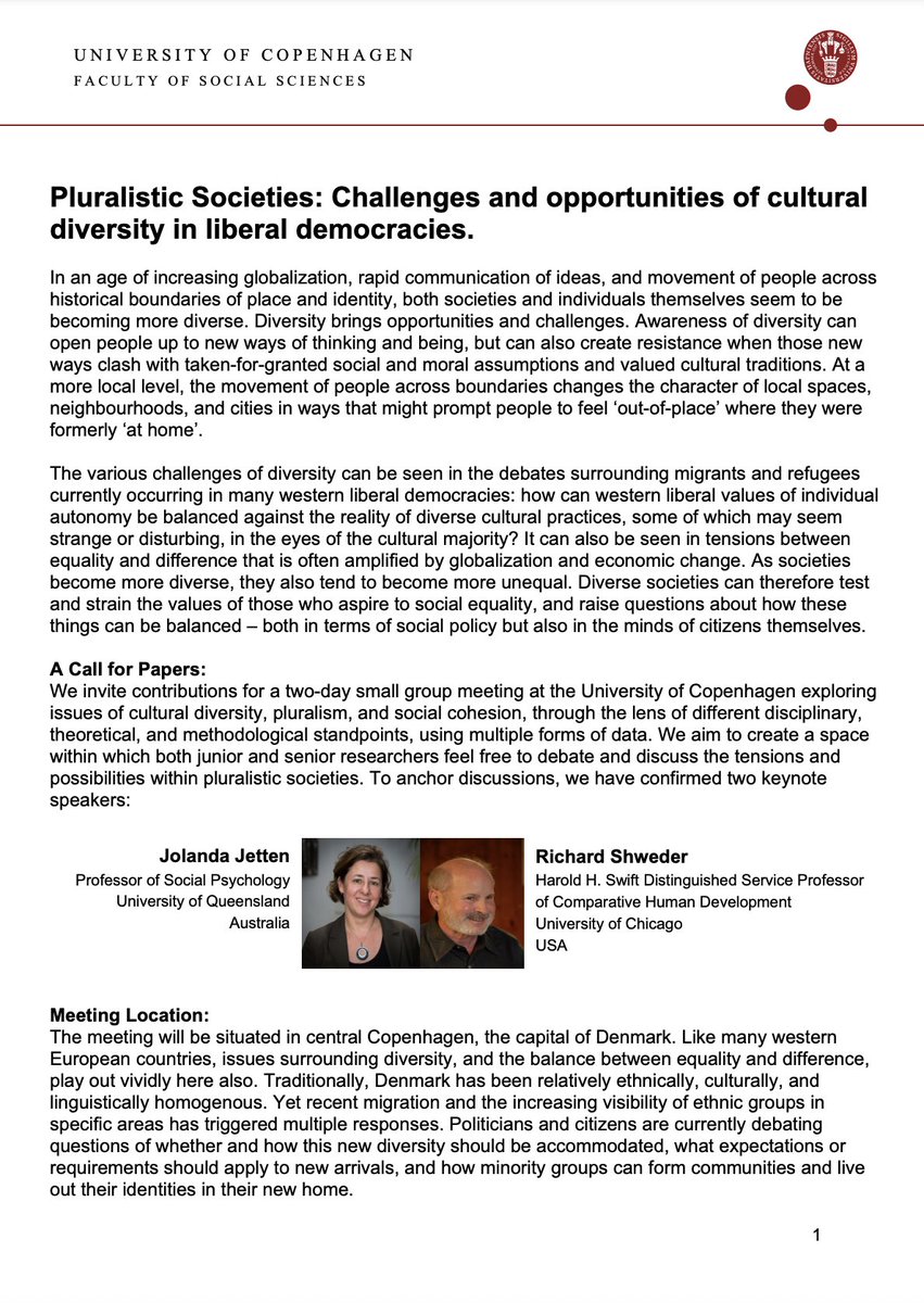 Join us in beautiful Copenhagen for a conference on "Pluralistic Societies" on June 7th &amp; 8th, 2023. 

Deadline for expressions of interest is March 1st, 2023.

Details are available here: seamusapower.com/_files/ugd/68a…