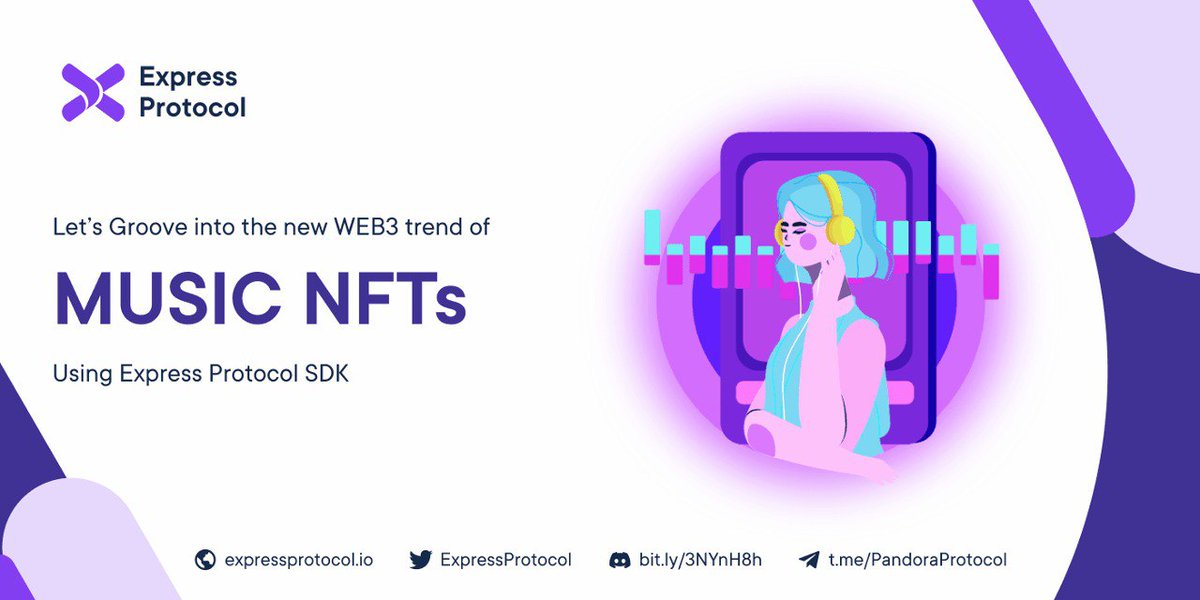 DRealMagnus's tweet photo. Musicians, it's your chance to tap into the trillion-dollar economy of #Web3 with new #MusicNFTs trend.
⚡️Create your own #NFT #DropDapp with #expressprotocol to drop:
➡️Limited edition Music NFTs
➡️NFT-based concert tickets
➡️Unique merchandise
Visit: https://t.co/H8t4EJPsHT https://t.co/DPeTULvLP6