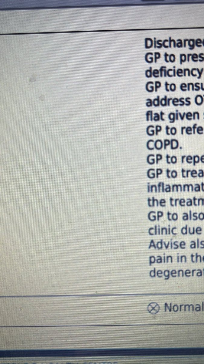 I have a 7 point ‘GP to refer to’ letter, mostly new referrals. It comes as an ‘unseen’ job, part of the paperwork in addition to seeing pts with no extra allocated time.. there is lots  of clinical work that goes on apart from ‘seeing patients’. We are drowning. #NHSCrisis