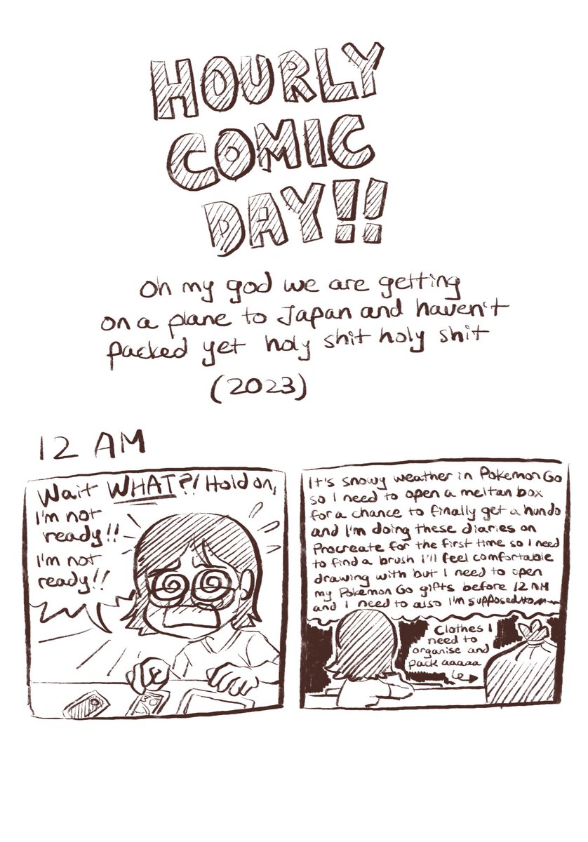 HAPPY HOURLY COMIC DAY! Gonna posts some chunks every hour before I hop on the plane lol
