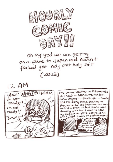 HAPPY HOURLY COMIC DAY! Gonna posts some chunks every hour before I hop on the plane lol 
