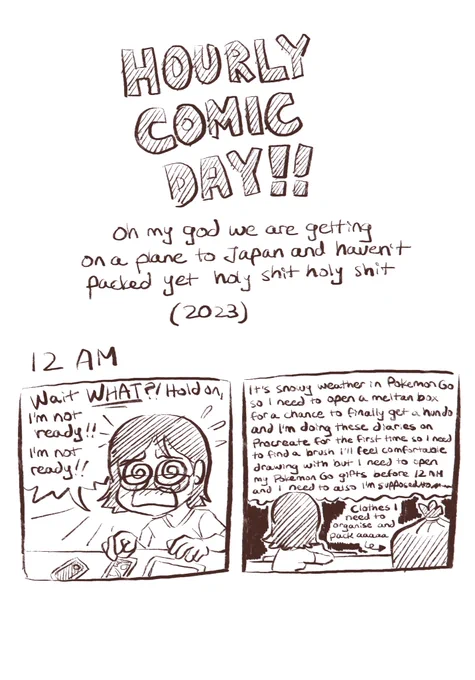 HAPPY HOURLY COMIC DAY! Gonna posts some chunks every hour before I hop on the plane lol 