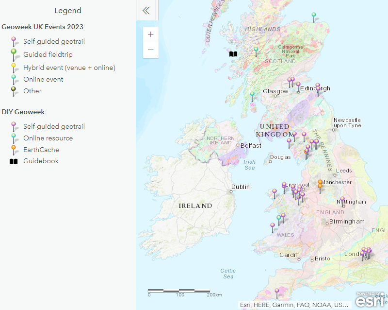 GeoWeek website and map refreshed for 2023 - now we need folk to start adding some pins for live events in May/June 2023! Please RT @GeolAssoc @ESTA_UK @GeolSoc @OpenUniGeolSoc @UGUK_EarthSci Find out how to join in at: earth-science.org.uk/geoweek/