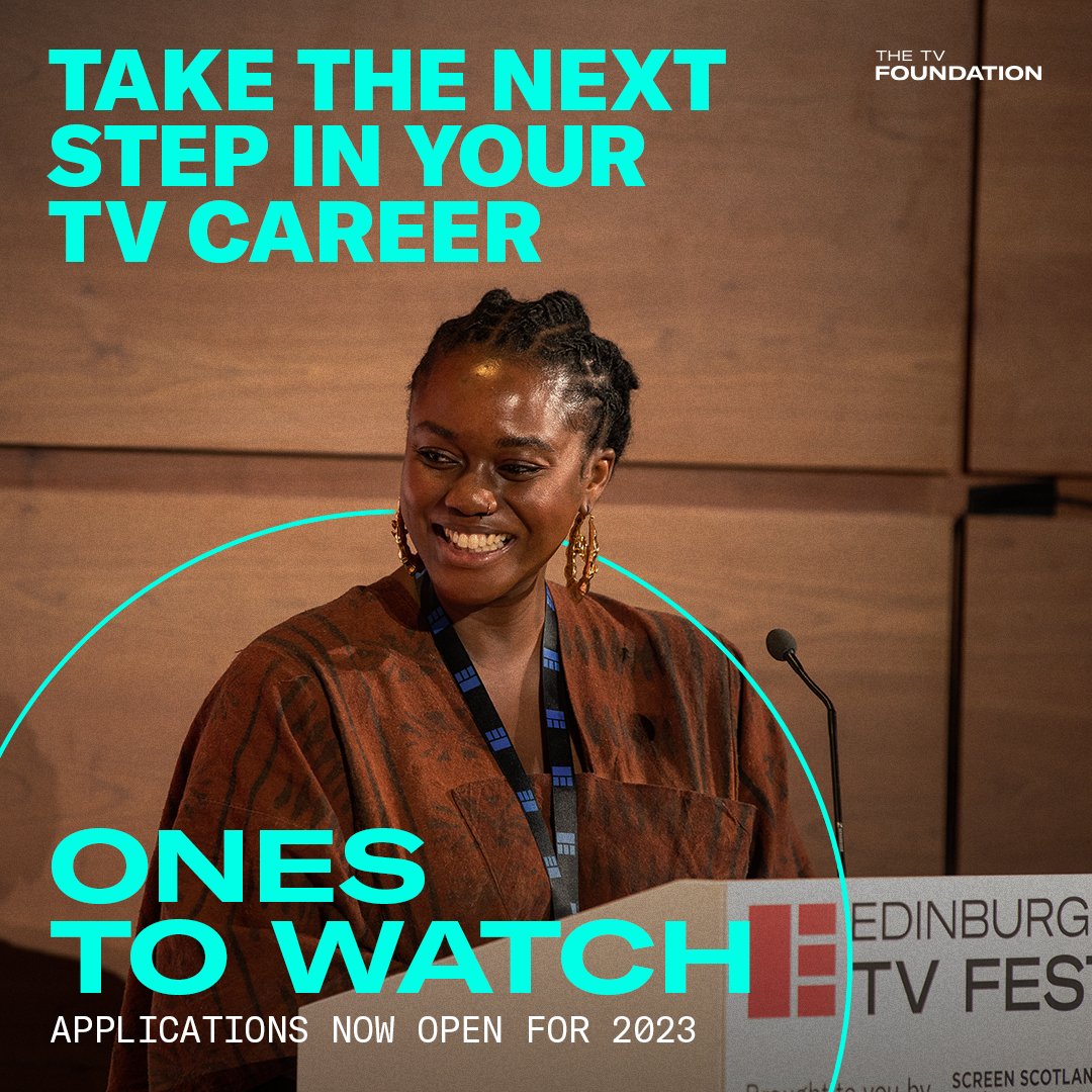 Take your career to the next level - with Ones To Watch from @TheTVFoundation and @EdinburghTVFest 📺⏩ Be a part of a community of talented creatives, network with industry leaders, and take part in exclusive sessions at the TV Festival. Find out more: thetvfestival.com/talent-schemes…