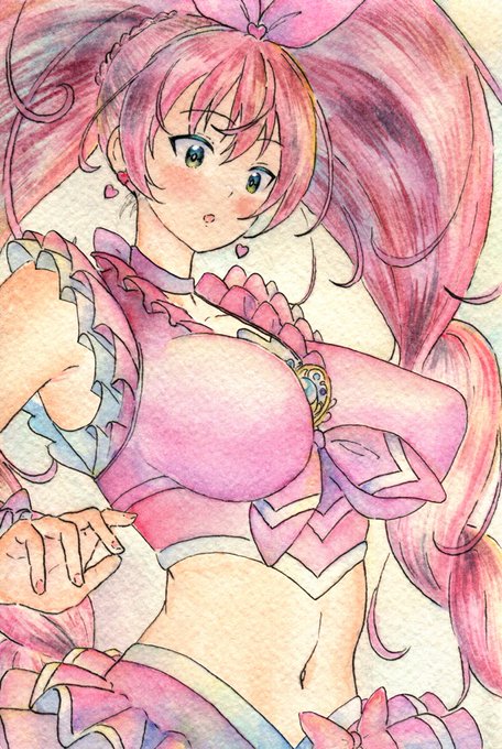 キュアメロディのイラストです 