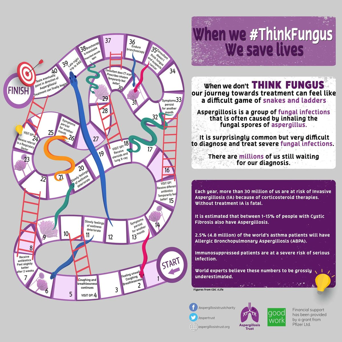 aspertrust's tweet photo. For #WorldAspergillosisDay 1st February 2023 -
Blackpool Tower will be lit up purple on 1st February in recognition of #WAD23 .  #BeConcerned #WAD23 #ThinkFungus #WeareConcerned
#BlackpoolTower @NHSCandM @NHS_GM @lscicb https://t.co/zpYoLOdXr0