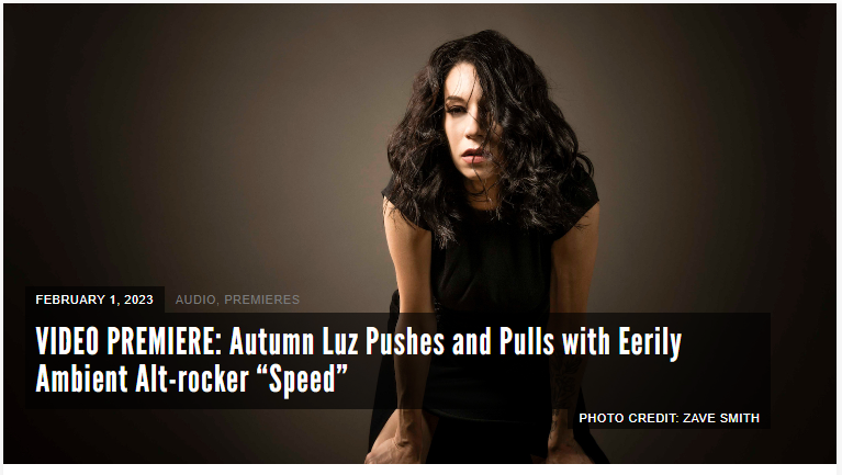 AutumnLuzArts's tweet photo. Thank you @glidemag for the #premiere of my music video and single today! 
Check it out exclusively on their site until the official release on Friday. #ALTRock  https://t.co/A6Q6k6PxFI https://t.co/BmTFVHHNf9