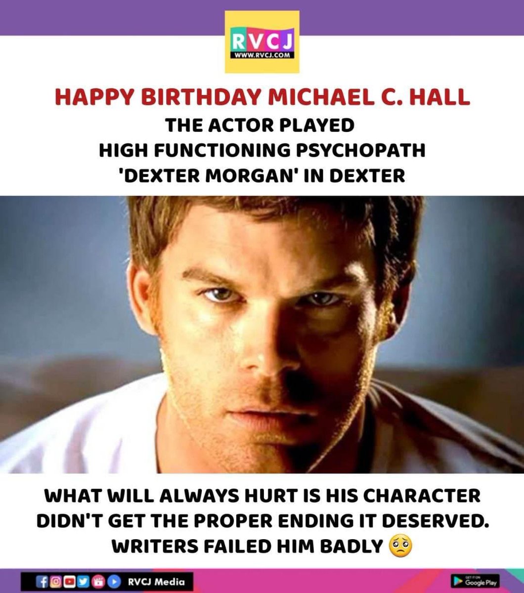 rvcjmovies's tweet image. Happy Birthday Michael C. Hall!

#michaelchall #dexter #actor #rvcjmovies