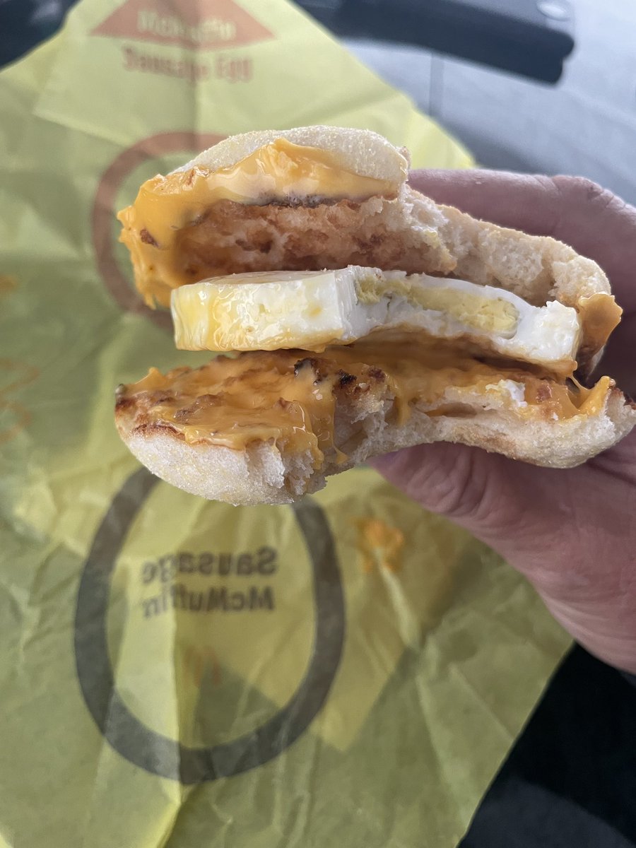 Mr_RobTanner's tweet photo. @McDonalds this goes on all the time, today was the worse. The last three visits, Frappes not filled and today no ham/Canadian bacon in my egg McMuffin. Usually I’m waiting 5-10 minutes and get to bring home cold food on top of it. I grab food for my wife and myself everyday. https://t.co/3qSxMoZepR