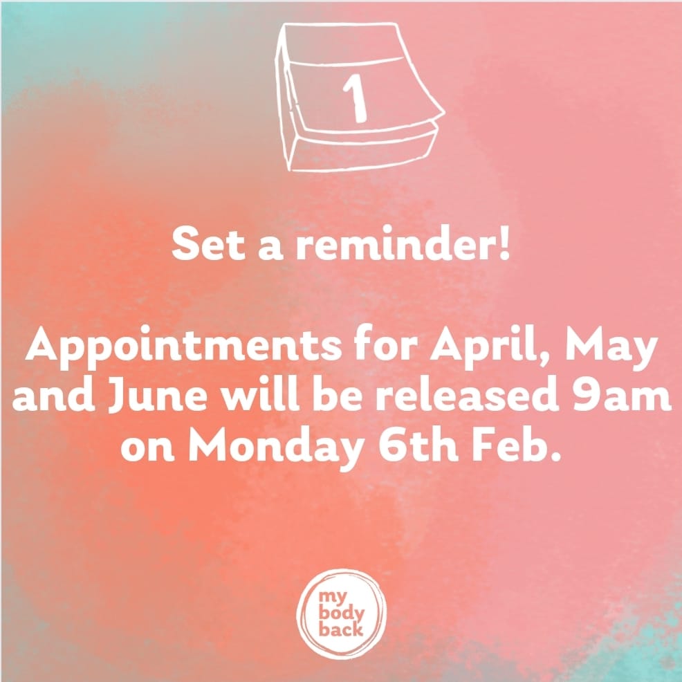 Pop a note in your diary and spread the word to those who might find a screening with us supportive. 

We look forward to welcoming you into our clinic this spring!