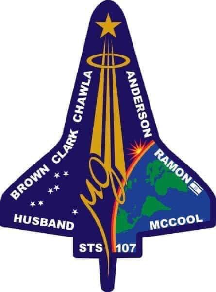 CToddBarnes's tweet photo. ON THIS DAY IN 2003:
Space Shuttle Columbia on mission STS-107 disintegrates during reentry into the Earth's atmosphere, killing all seven astronauts aboard. #OnThisDay #History #HumanSpaceflight #ColumbiaDisaster #NASA https://t.co/U6lLqR9kSH