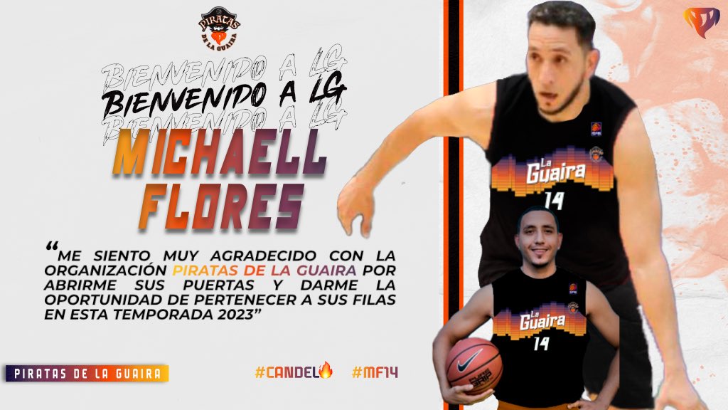 Presentamos al criollo Michaell Flores, fichaje de experiencia que será fundamental para el desarrollo de nuestros nuevos talentos. Michaell con actuación en venezuela con diferentes equipos. En 2020 con Centauros promedió 16.8 pts 5.1 rebotes y 3.2 asistencias por partido.