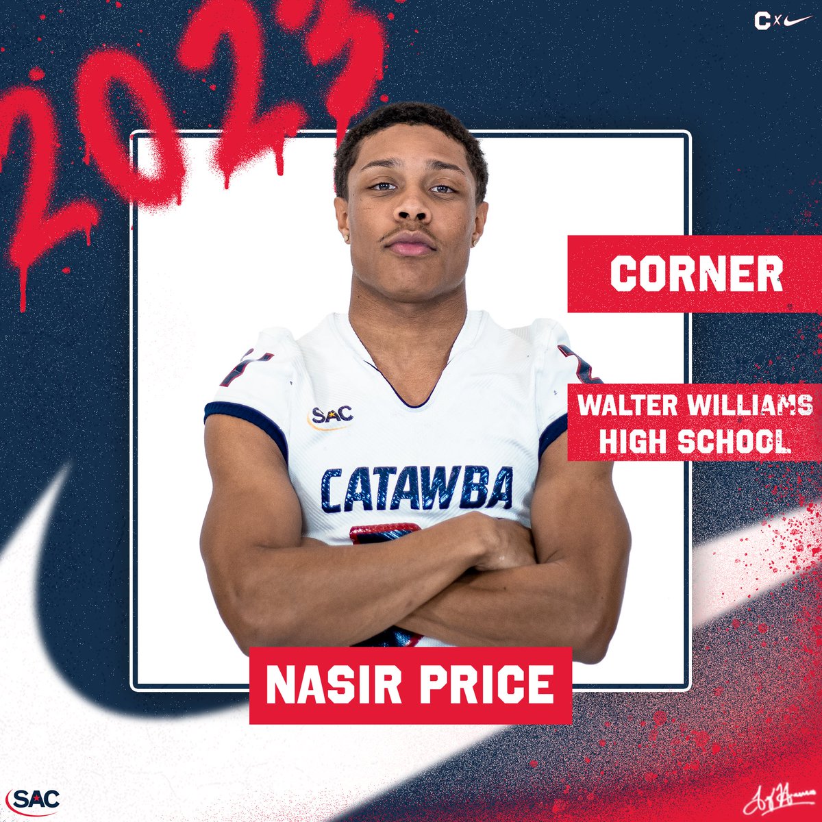 SIGNED✍️
Help us welcome Nasir Price to the family‼️ #bleedblue #catawbaculture