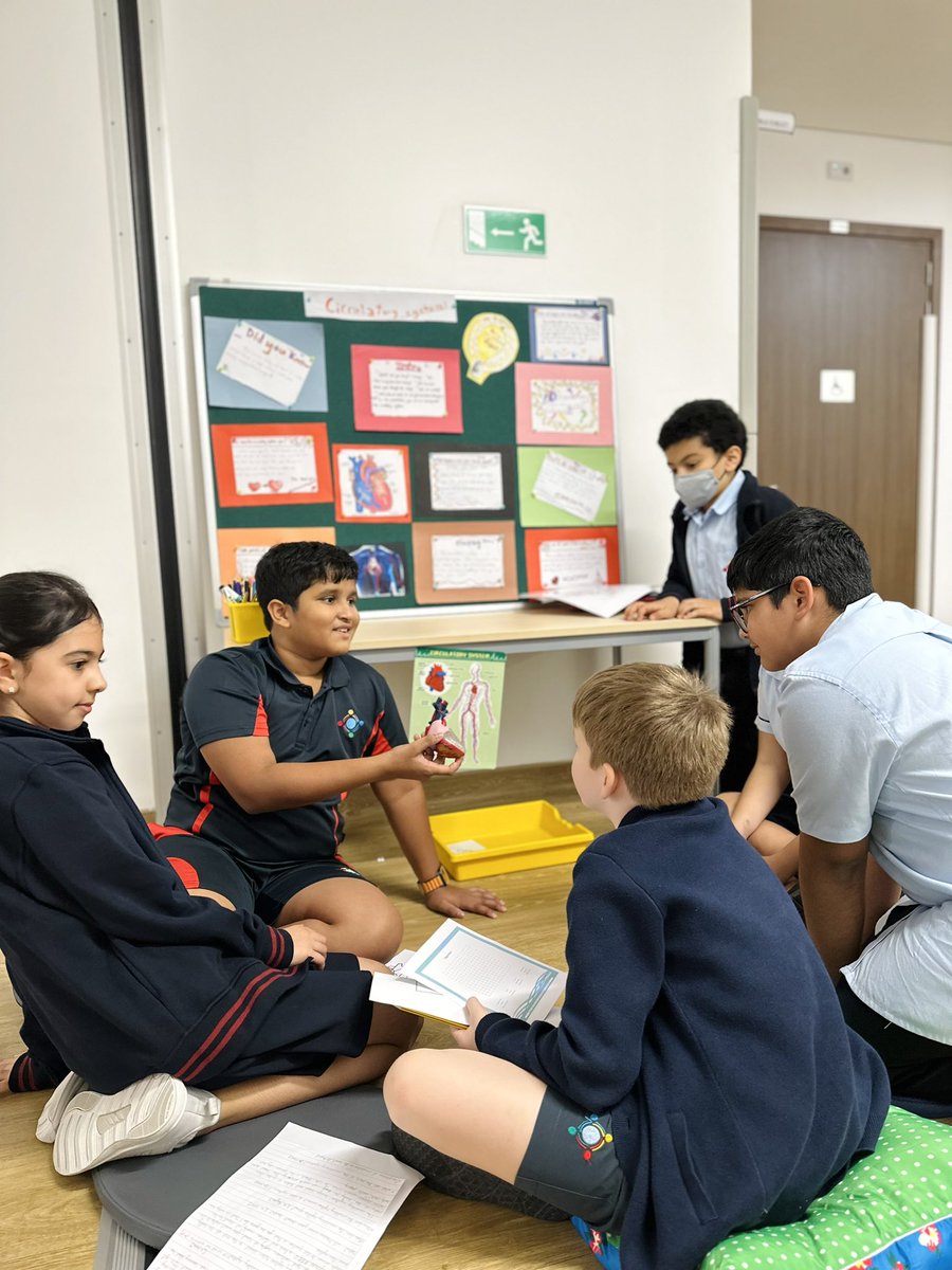 Year 6 in action during their mini exhibition to share their learning about Who We Are.
#GEMSEducation #PYP #Creativity