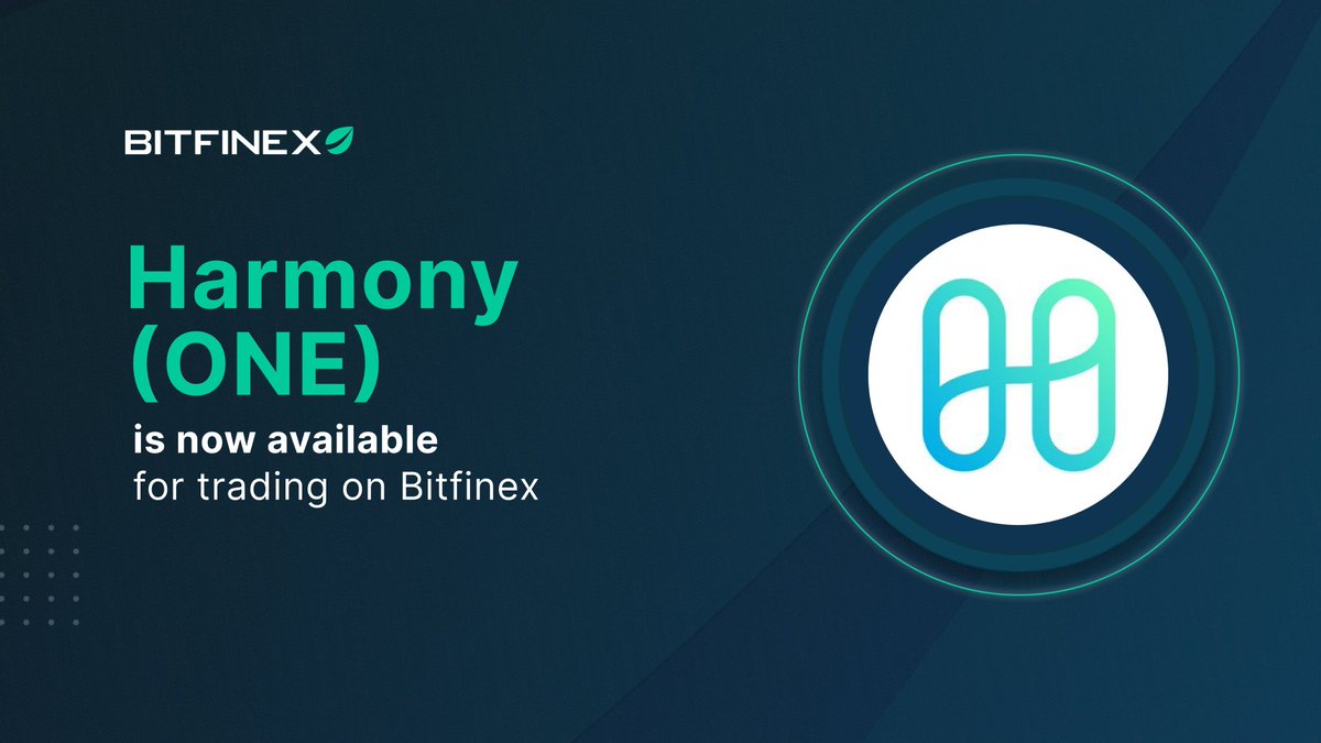 bitfinex's tweet image. The wait is over! ⌛️
Trading of @harmonyprotocol $ONE is now open on #Bitfinex 🎉 

Let’s all be $ONE with #Harmony! Trading available against USD and USDt ⬇️
ow.ly/ki4350MGzAb