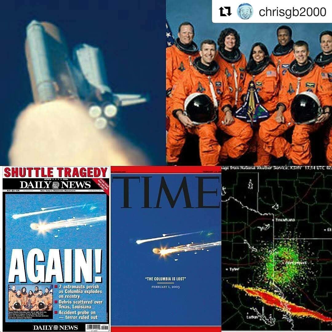 chrisgb002000's tweet image. 20yrs ago today the #SpaceShuttleColumbia broke up over the skies of #Texas