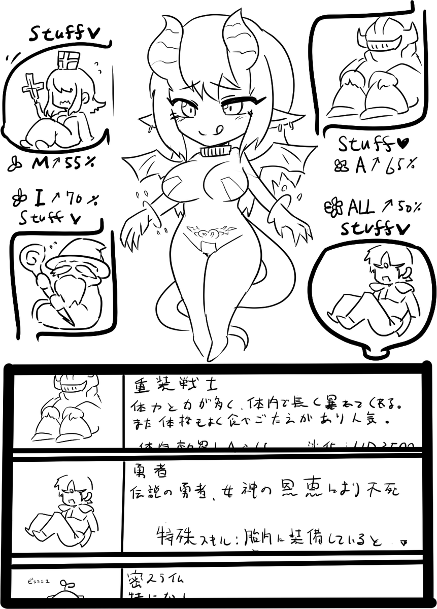 目指せ最強の魔王軍!丸呑みクエスト!
※画像は開発中のものでもなんでもありません。 