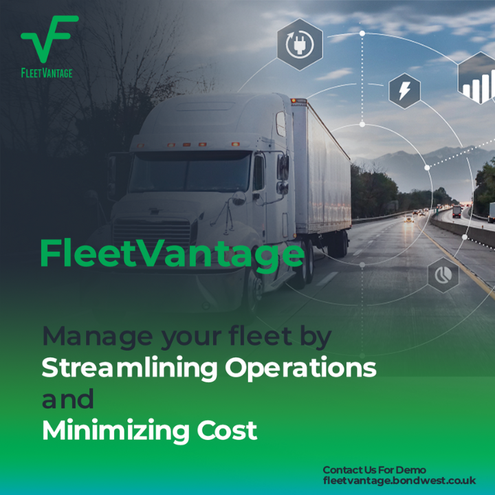 InfoBondWest's tweet photo. Introducing our latest development, FleetVantage. 

Track your Fleet
Manage Fleet Bookings
Create Custom Dashboards
Get Specialized Reports
Driver Analytics

#fleettracking #FleetManagementSoftware #FleetManagementSolution #websitedeveloper #webdesign #createawebsite #websitemake https://t.co/A4BbQymOMP