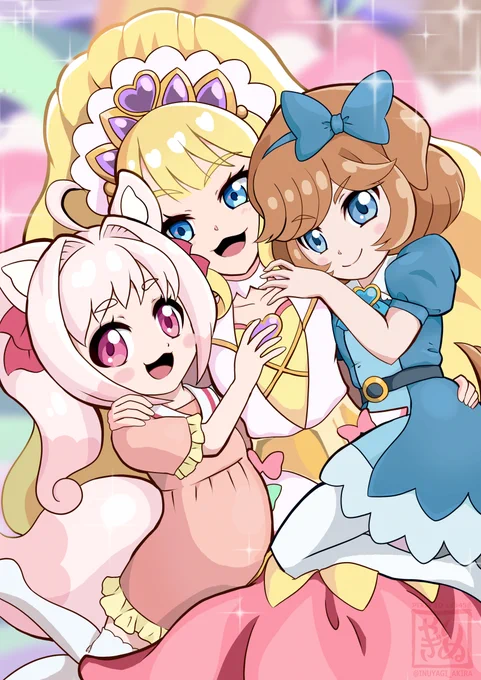 #プリキュア20周年おめでとうございます。過去絵で恐縮だけど投下するのですよ。 