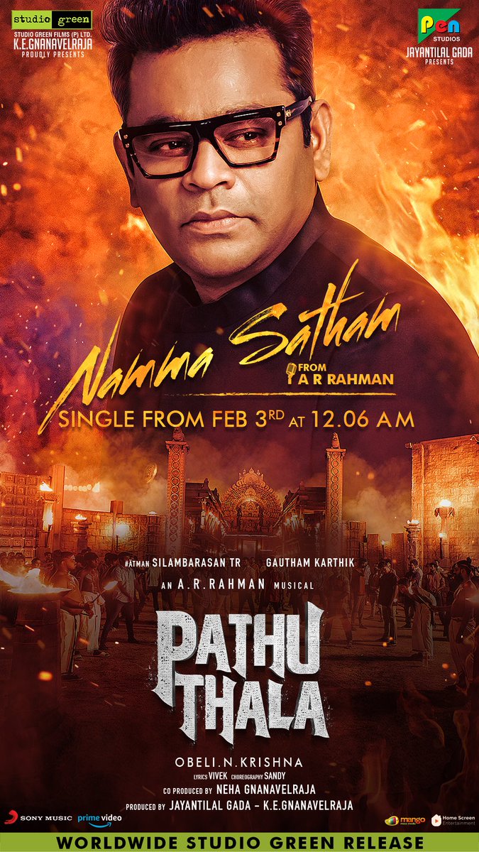 Gmadhu_anActor's tweet photo. #PathuTala #StudioGreen #Gnanavelraja 
#Narthan #Obilikrishna #STR #AGR #SilambarasanTR
#ARRahman
#GauthamKarthik #Teejayarunasalam
#Madhuguruswamy #Singa #Mufti https://t.co/hsBZuzdWuu