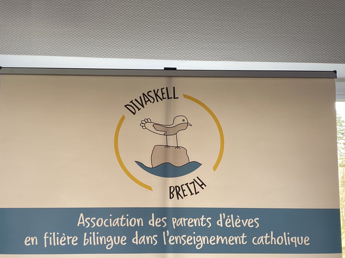 EC_bilingue's tweet photo. La journée filière bilingue se poursuit…Présentation de l’association @DivaskellBreizh, association des parents d’élèves en filière #bilingue dans #enseignementcatholique qui fédère 19 associations à ce jour https://t.co/tSPQKYOdqy