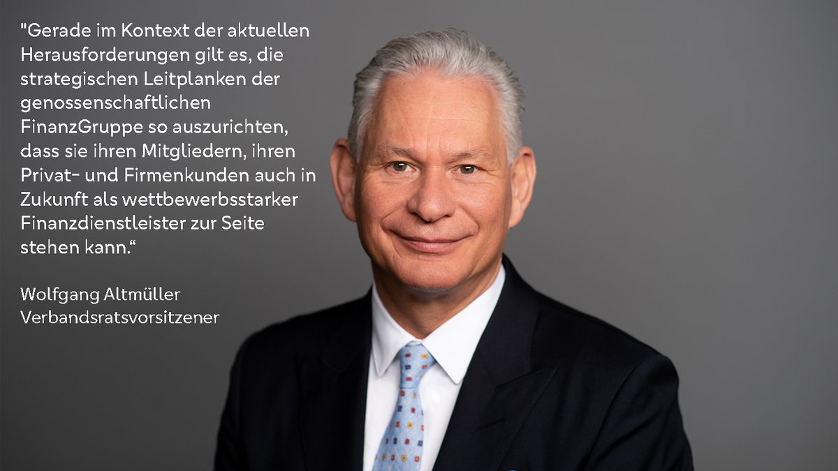 BVRPresse's tweet image. Der Verbandsrat des #BVR konstituierte sich heute für die neue bis Ende 2025 laufende Mandatsperiode. Zum Verbandsratsvorsitzenden wählten die Gremienmitglieder aus ihrer Mitte einstimmig #WolfgangAltmüller. Zur Pressemitteilung: bvr.de/Presse/Pressem…