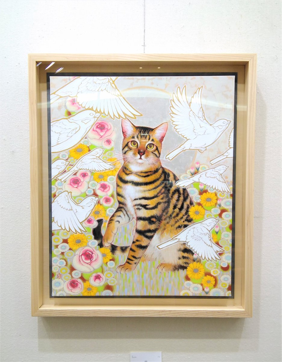 ooSIMCLOLOoo's tweet image. 本日から個展が始まりました！
寒さも少し緩み天候も回復してきました。
仙台近郊の方はぜひご高覧いただけますよう、
どうぞ宜しくお願いいたします。
2月1日㈬～７日㈫
午前10時～午後7時半（最終日午後4時半）
仙台三越本館7階アートギャラリー
小熊サトイ絵画展　ーエンー

#猫　#猫の絵画　#個展