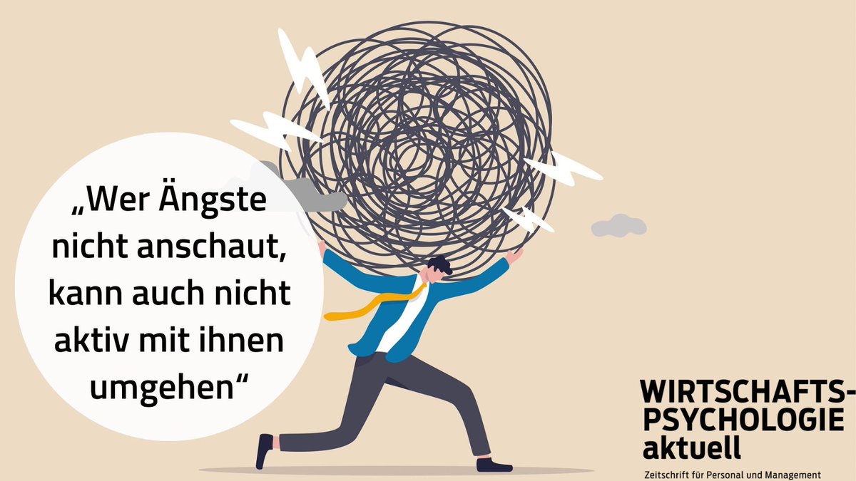 In einer Studie untersuchen Prof. Dr. Julia Schorlemmer und Andreas Steffen derzeit, warum Organisationen die Ängste ihrer Mitarbeitenden ernst nehmen sollten und worauf es dabei ankommt. Unser Interview mit Julia Schorlemmer: wirtschaftspsychologie-aktuell.de/magazin/interv…