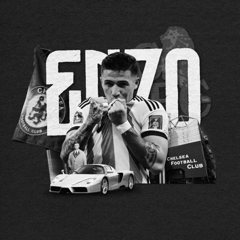 ChelseaFC's tweet photo. Racing to Enzo! 🏎
