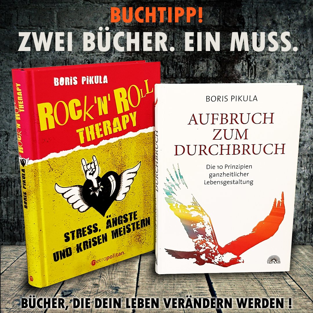 borispikula's tweet image. #bücher #buchempfehlung #ratgeber #lebenshilfe #bestseller #literatur #buchmesse #bücherliebe   #persönlichkeitsentwicklung #sprüche #zitate #gesundheit #psychologie  #coaching #autor #münchen #borispikula #rocknrolltherapy #aufbruchzumdurchbruch #geschenkidee #geschenktipps