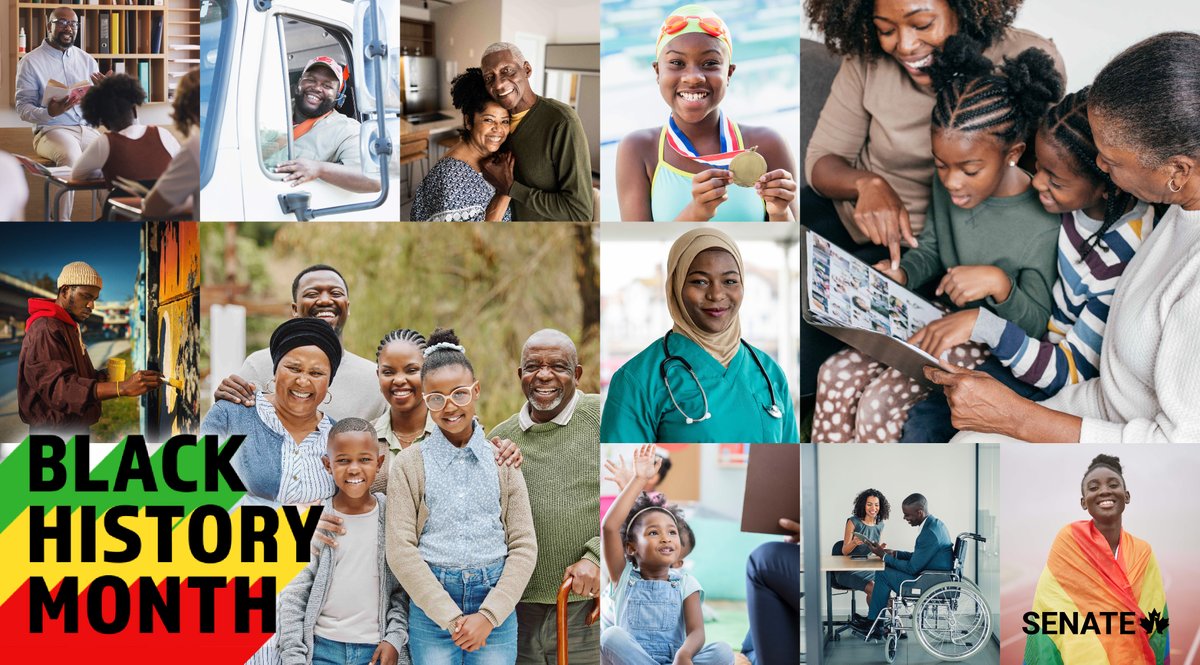 “Ours to Tell” 

This year’s #BlackHistoryMonth theme encourages all Canadians to learn the stories of Black communities and communities of African descent and their positive impact on shaping Canada.  

#SenCA #BHM #BlackHistoryMonth