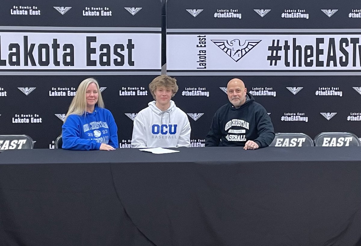 Jill E. Meiring (@lakotaeastad) on Twitter photo Congratulations to Braeden Fry who will be attending Ohio Christian University to play baseball next year! Good luck, Braeden! <a href="/EAST_HAWKS/">Lakota East High</a> <a href="/LEHawksBaseball/">Lakota East Baseball</a> <a href="/gmcsports/">GMC Sports</a> Congratulations to Braeden Fry who will be attending Ohio Christian University to play baseball next year! Good luck, Braeden! <a href="/EAST_HAWKS/">Lakota East High</a> <a href="/LEHawksBaseball/">Lakota East Baseball</a> <a href="/gmcsports/">GMC Sports</a>