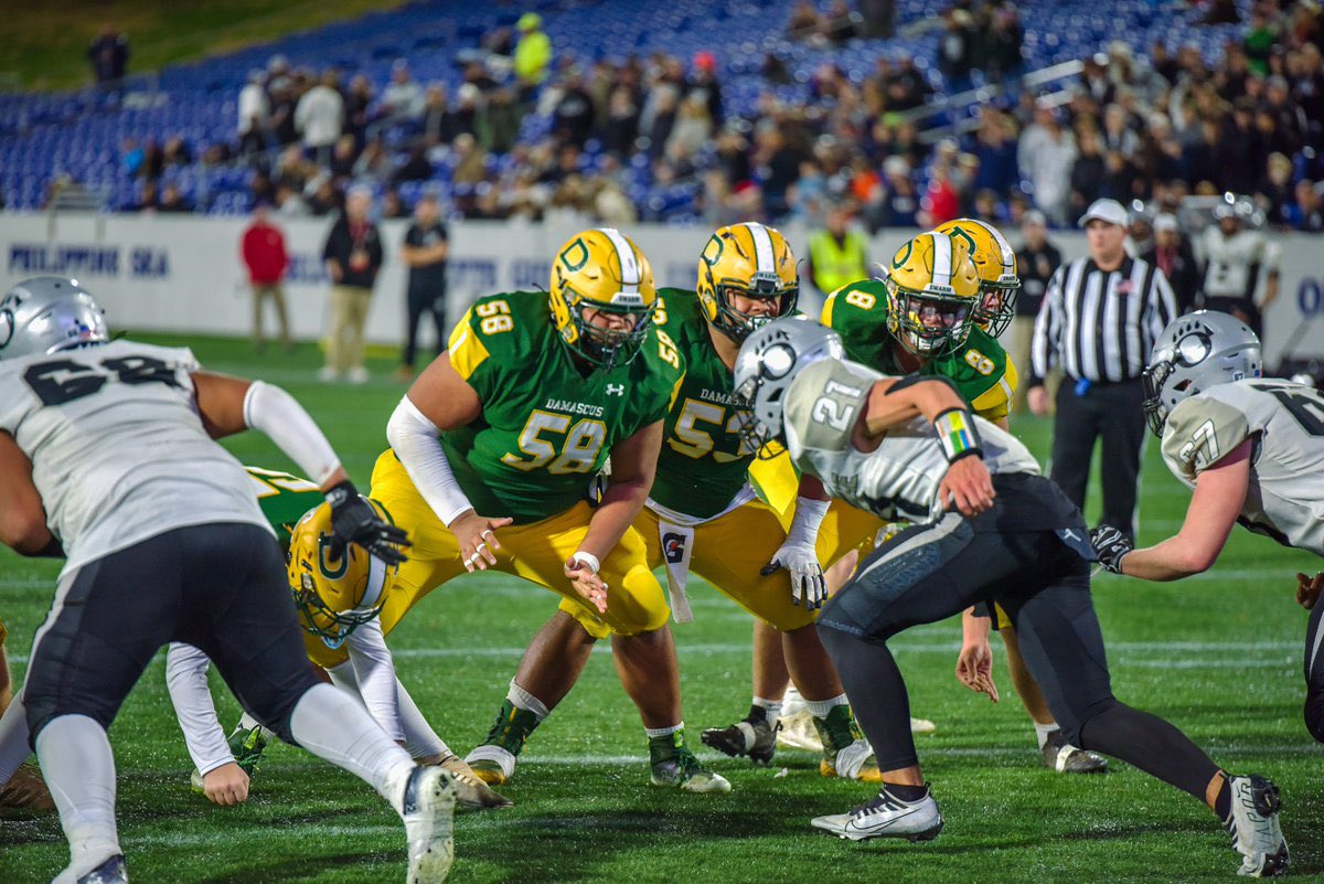 DmassFootball's tweet image. Damascus Football
Signing Day 2023

Congrats to all signees!!

@AidanB77 @FrostburgFBALL 

@Dillon_Dunathan @UAlbanyFootball 

@Noah_Ferguson55 @FrostburgFBALL 

@BrandonF_58 @BloomUFootball 

TBA:
@_Dustin_Hottel @DeJahnHuggins @dominicfhess @tieonetyler @WillTerry__11