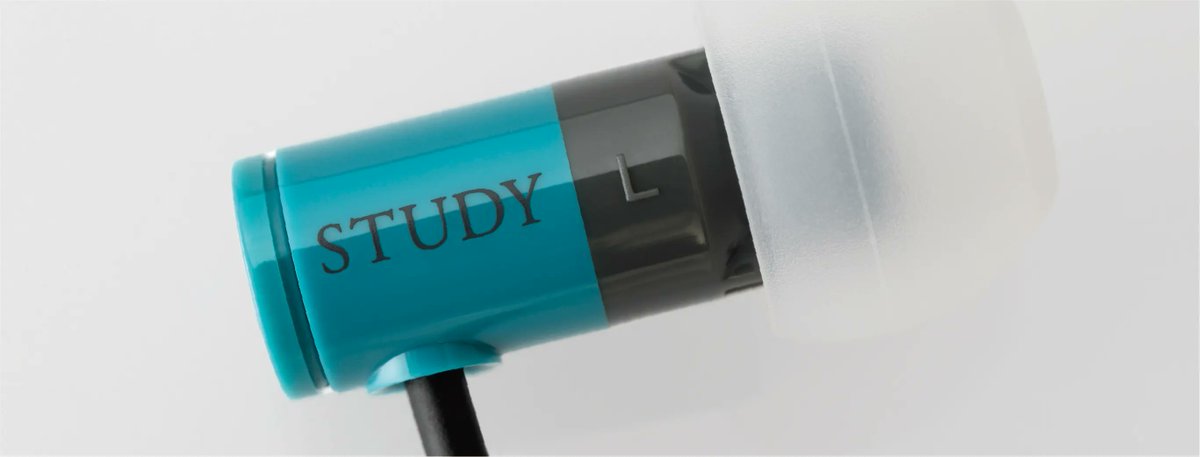 final_audio's tweet photo. #学習専用イヤホン「#STUDY1」は、人の声が聞き取りやすい音響設計により、オンライン授業や英会話トレーニングなどで学習への集中力を高めることができるイヤホンです。
また、ハンズフリーマイクを搭載しているため、通話やWEB会議等にも幅広くご使用いただけます。

▽詳細
https://t.co/3kuaam3dVQ https://t.co/54qUIhWRkU