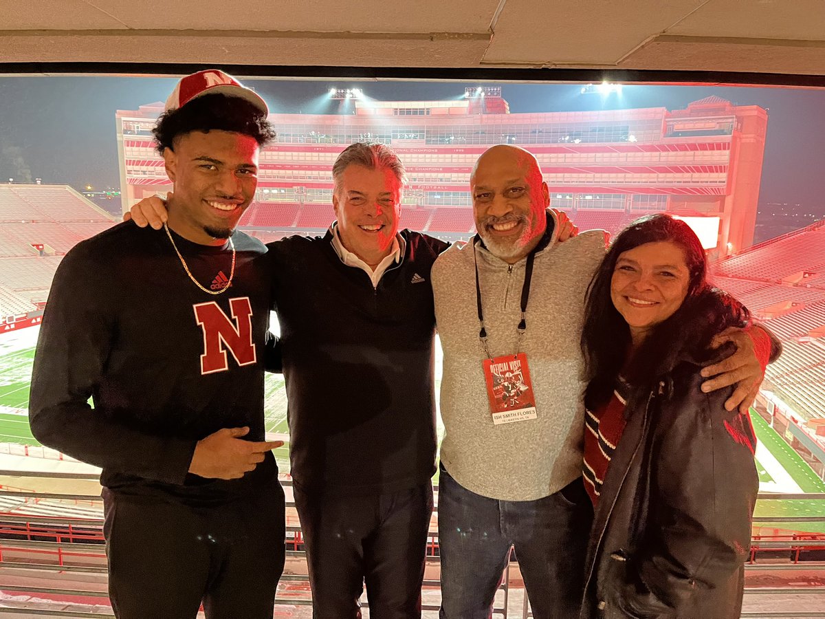 Generation Celebration! Congrats <a href="/IsmaelSmithF/">Ismael Smith Flores</a> on #NSD23 . It’s Great to be a Husker! #GBR. Shoutout to LeRoy &amp; Laura! Seems like yesterday old #8 was coming off the edge in Kinnick! B1G Time!