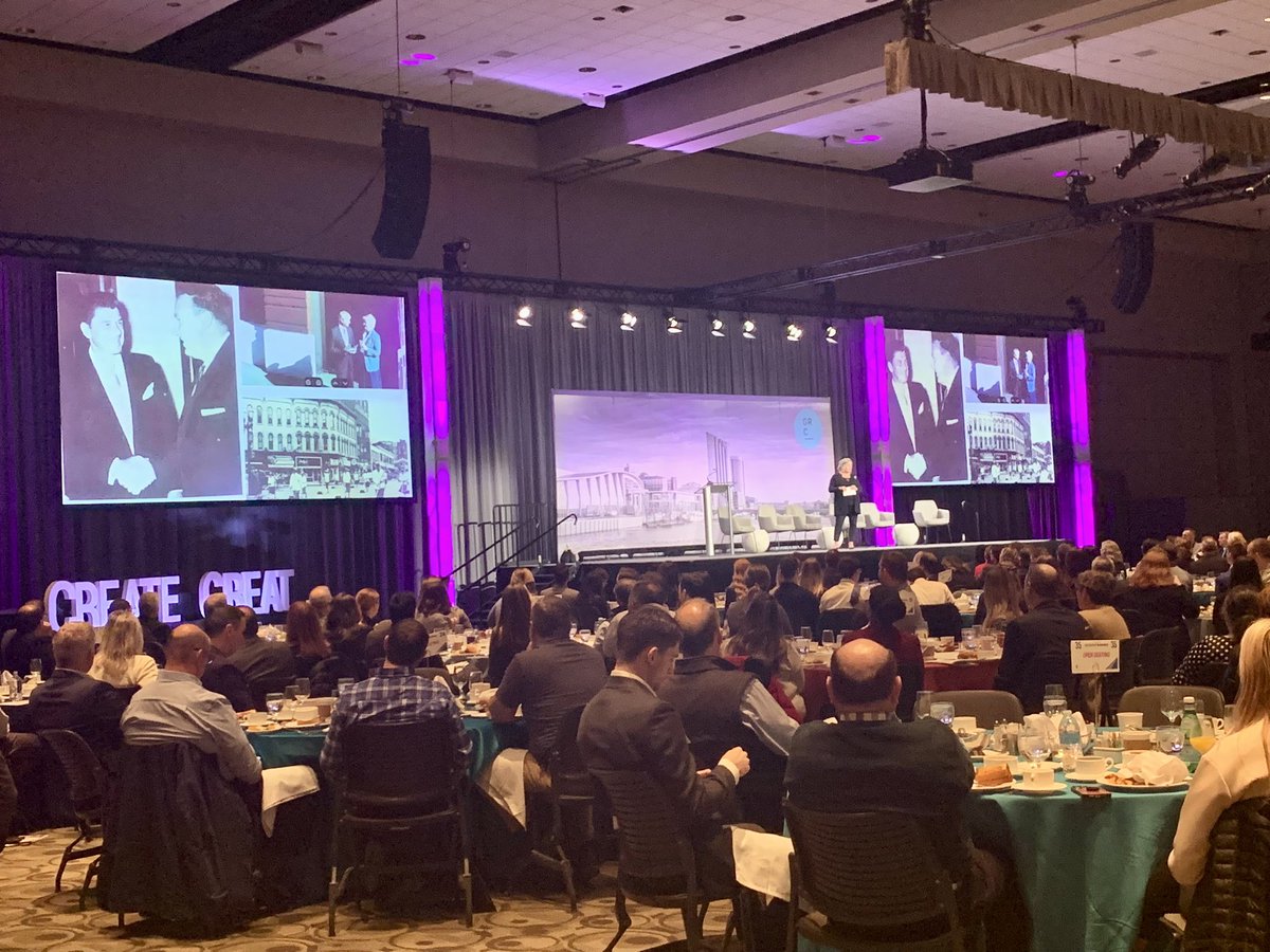 GRChamber's tweet photo. “Being a part of the chamber is a part of #civic pride for me. The chamber helps business leaders, entrepreneurs and dreamers to create new jobs,” said 2023 #GRChamber Board Chair Jenn Crowley https://t.co/rH3ucLsnzk