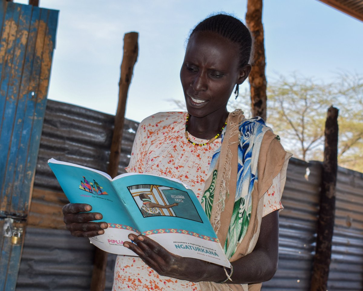 The beautiful thing about learning is that no one can take it away from you -B.B. King- Learners in Turkana Country are now able to read and write after going through the #literacyforwomeninafrica programme #impact #learning #transformation #KNOWLEDGE