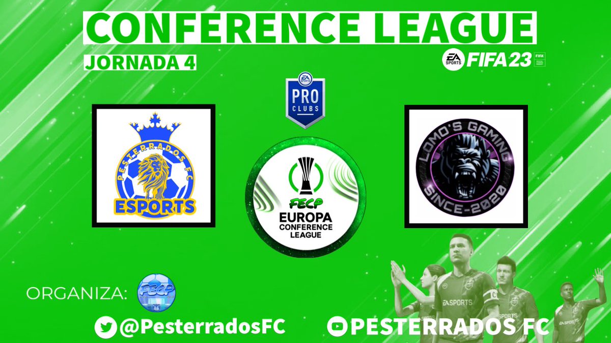 PesterradosFC's tweet photo. Competiciones para hoy:

🗓@Ace_espanaa | @EsportRgg /J24
🆚@TeamAdictos 
⏰22:00H

🗓@fecp_ps4 FSL /J9
🆚@J_S_ELCANO 
⏰22:20H

🗓️@fecp_ps4 CONF. LEAGUE /J4
🆚@LomosGaming 
⏰22:40H

🗓@fve_fecp /J9
🆚@Nyto_eSports 
⏰23:00H

Síguenos en
📺PESTERRADOS FC

#ClubesPro #11vs11 https://t.co/g0IuAD9Jaw
