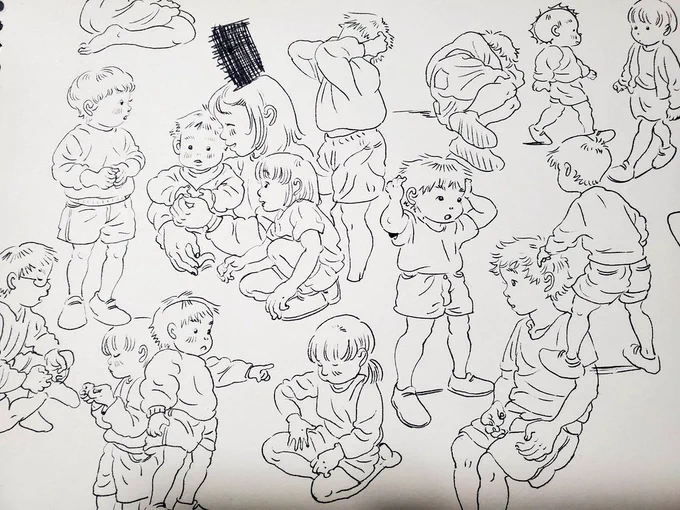 寝る前のらくがき 