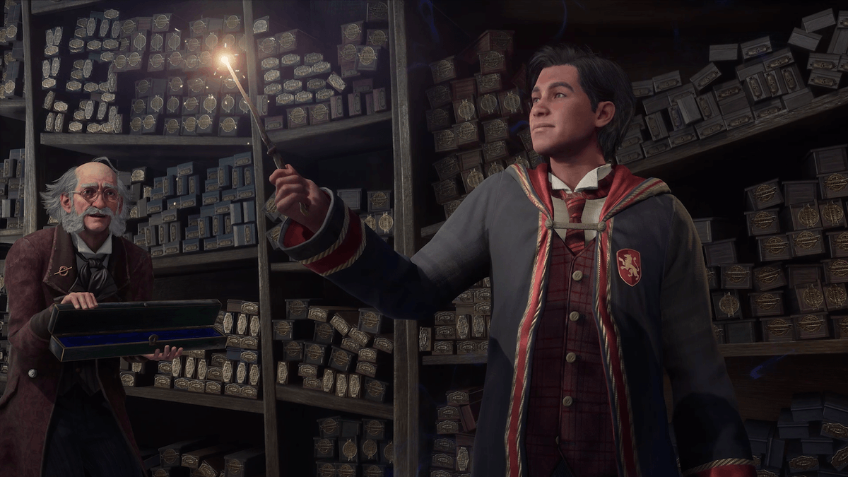 Get ready to immerse yourself in the wizarding world like never before!  🧙‍♀️🔮 Hogwarts Legacy is finally coming to PlayStation 4 on May…