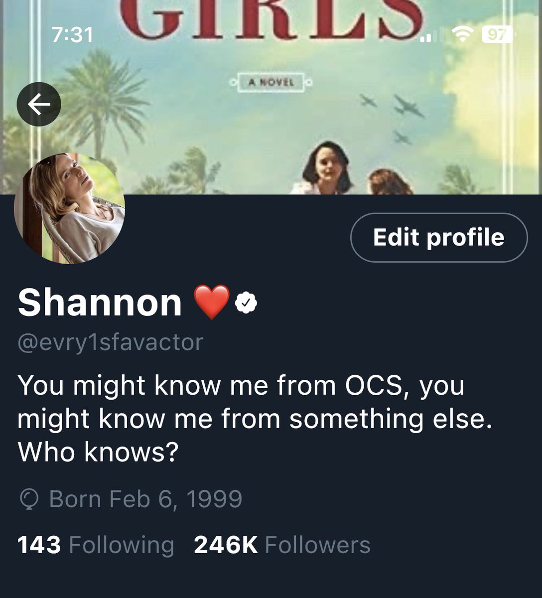 kruege11's tweet photo. 10. Shannon ❤️ https://t.co/0EhxDfvnLe
